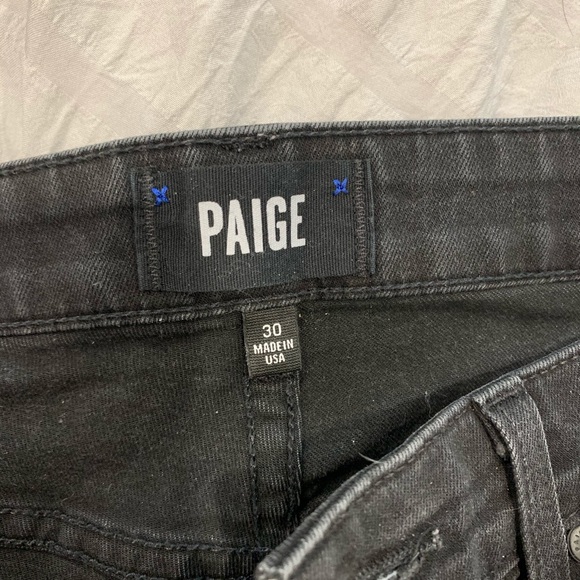 PAIGE Men’s Black Jeans in size 30 - Picture 3 of 3